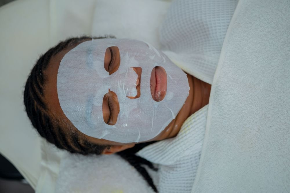 A relaxing facial treatment at Aura Beauty Care and Massage