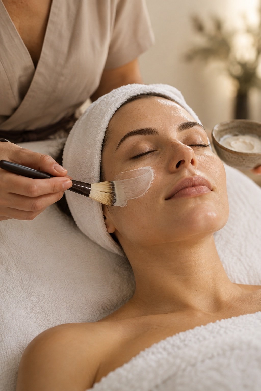 Illustrative facial care treatment
