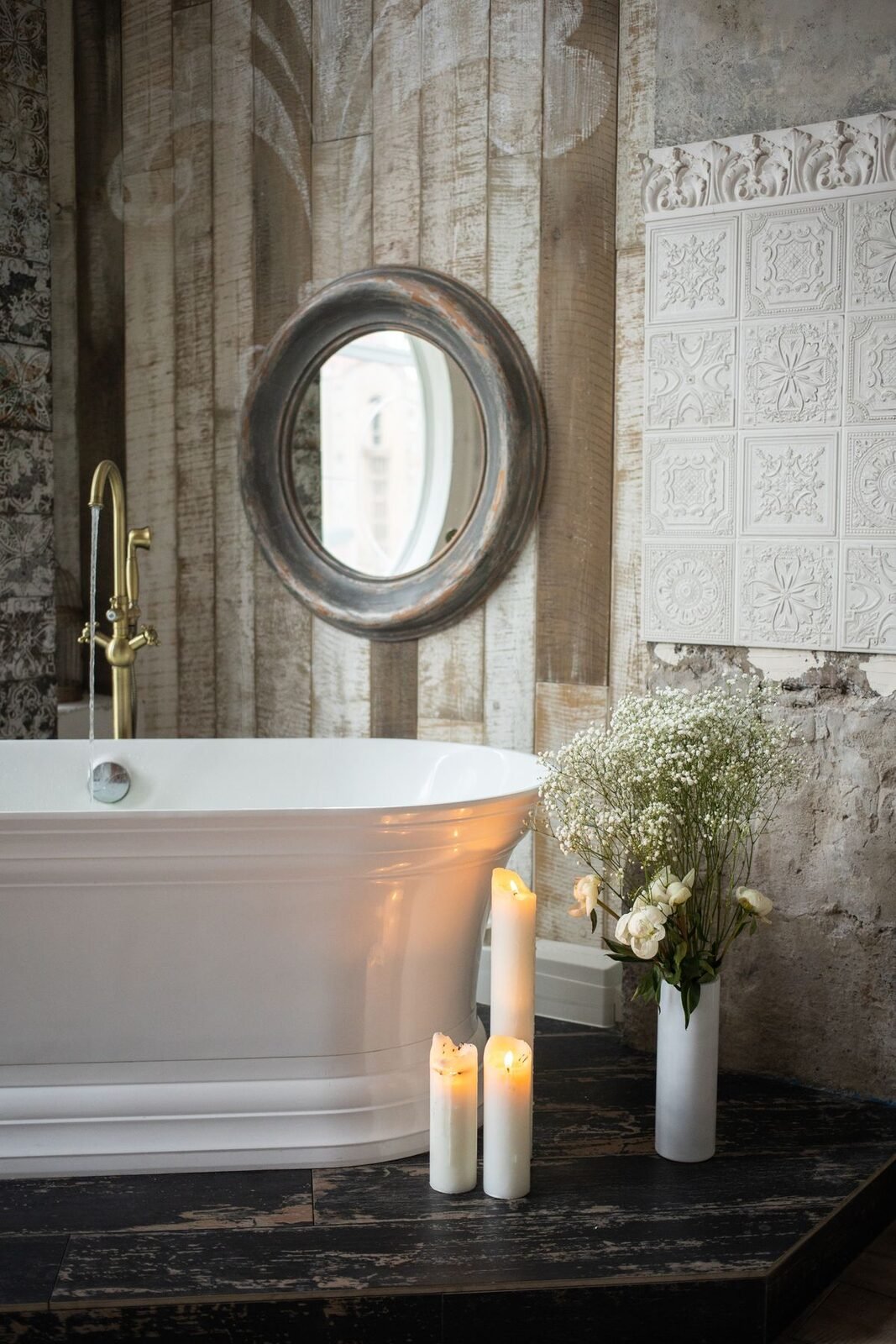 Candlelit spa atmosphere at Aura Beauty Care and Massage